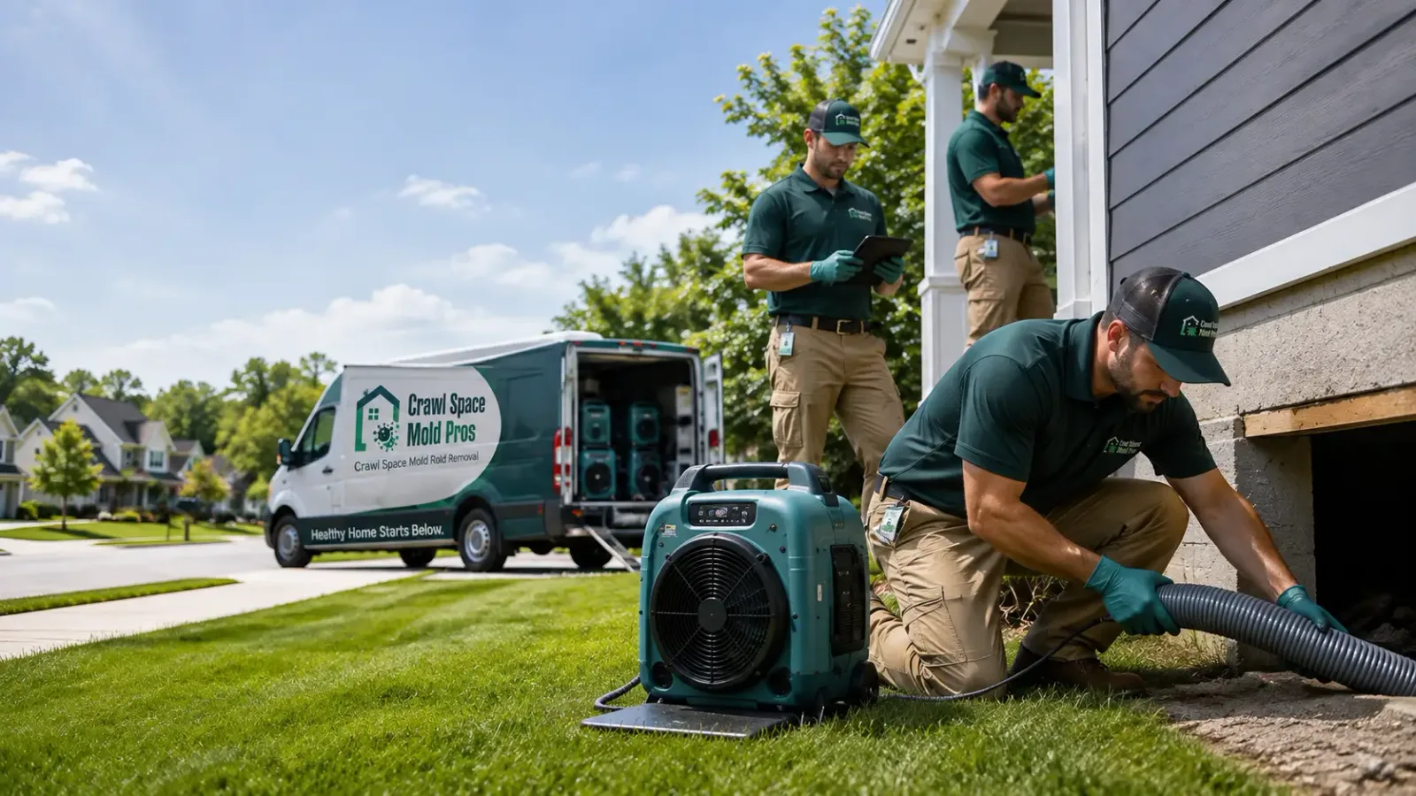Crawl Space Mold Removal in California, MD